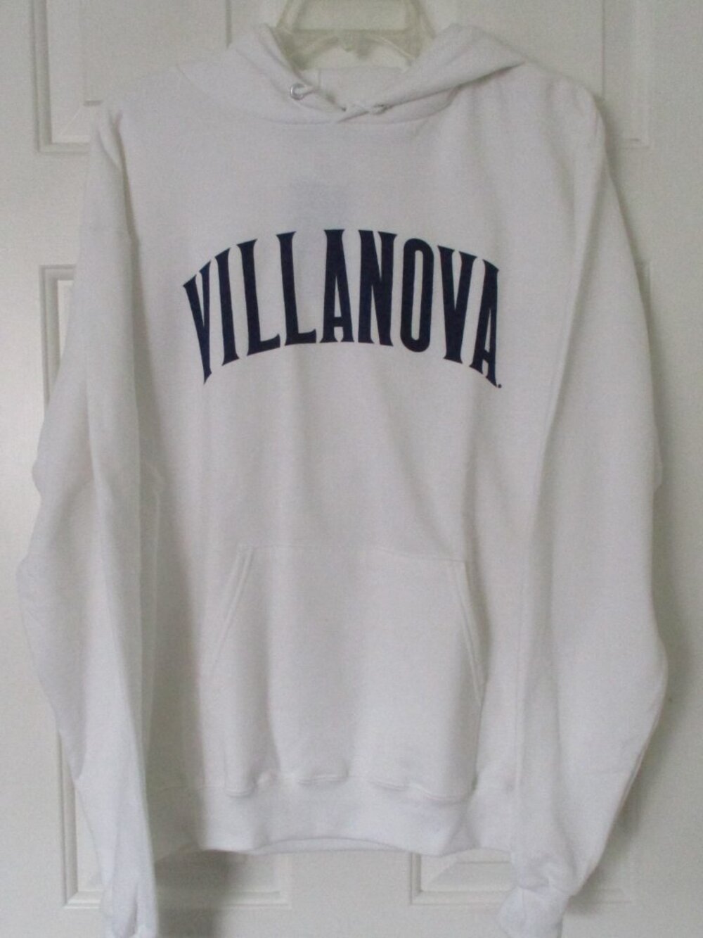 Champion Mens L/S "Villanova" Cotton/Poly Fleece-lined Hoodie Sweatshirt NWT - M